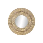Espelho de parede Home ESPRIT Dourado Metal Cristal Moderno 78 x 4,5 x 78 cm Casa | Jardim - nacloset