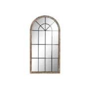 Espelho de parede Home ESPRIT Branco Castanho Preto Janela 86 x 3,5 x 168 cm Casa | Jardim - nacloset