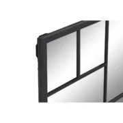 Espelho de parede Home ESPRIT Preto 90 x 2 x 90 cm Casa | Jardim - nacloset 2