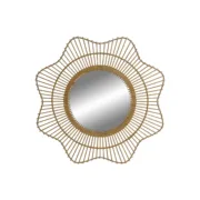 Espelho de parede Home ESPRIT Natural Scandi 85 x 2 x 85 cm Casa | Jardim - nacloset