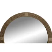 Espelho de parede Home ESPRIT Natural 90 x 3 x 90 cm Casa | Jardim - nacloset 2