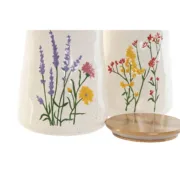 Bote Home ESPRIT Multicolor Bloemen Shabby Chic (2 Unidades) A Preço de Revenda - nacloset 2
