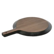 Tábua de corte Home ESPRIT Preto Natural Ardósia 38 x 28 x 1,8 cm Cozinha | Gourmet - nacloset
