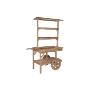 Carro de Jardim Home ESPRIT Natural 108 x 53 x 167 cm Casa | Jardim - nacloset