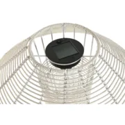 Lâmpada solar Home ESPRIT Branco 35 x 35 x 76 cm Casa | Jardim - nacloset 2