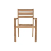 Tuinstoel Home ESPRIT Castanho Teca 67 x 55 x 95 cm Casa | Jardim - nacloset 2