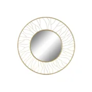 Espelho de parede Home ESPRIT Dourado 70 x 2 x 70 cm Casa | Jardim - nacloset