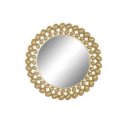 Espelho de parede Home ESPRIT Dourado 70 x 3 x 70 cm Casa | Jardim - nacloset