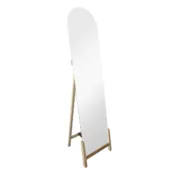 Espelho de Chão Home ESPRIT Natural Cristal Pinheiro 40 x 10 x 160 cm Casa | Jardim - nacloset