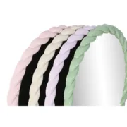 Espelho de parede Home ESPRIT Branco Verde Cor de Rosa Lilás 44 x 3 x 44 cm (4 Unidades) A Preço de Revenda - nacloset 2