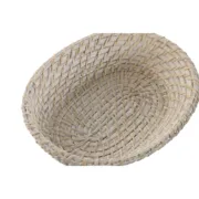 Conjunto de Cestas Home ESPRIT Branco Natural Bambu Rotim 29 x 22 x 7 cm Casa | Jardim - nacloset 2
