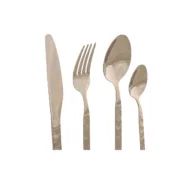 Faqueiro Home ESPRIT Prateado Aço inoxidável 15 x 7 x 24 cm 16 Peças Cozinha | Gourmet - nacloset 2