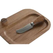 Tábua de corte Home ESPRIT Aço inoxidável Acácia Cozinha | Gourmet - nacloset 2