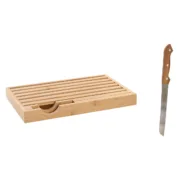 Tábua de corte Home ESPRIT Natural 38 x 24,5 x 3,8 cm Cozinha | Gourmet - nacloset 2