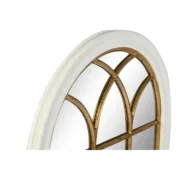Espelho de parede Home ESPRIT Branco Dourado Janela 68 x 4 x 128 cm Casa | Jardim - nacloset 2