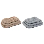 Cama para cães Home ESPRIT Castanho Cinzento Camel Cinzento claro Cinzento escuro 90 X 63 X 10 CM 2 Unidades Animais de Estimação - nacloset