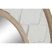 Espelho de parede Home ESPRIT Branco Natural Scandi Casa | Jardim - nacloset 2