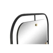 Espelho de parede Home ESPRIT Preto Dourado Moderno Casa | Jardim - nacloset