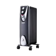 Radiador EDM 07126 Black Edition Preto/Cinzento 1000 W Casa | Jardim - nacloset