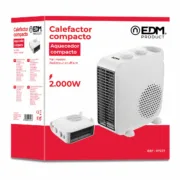 Aquecedor EDM 07227 Branco 1000 – 2000 W Casa | Jardim - nacloset 2