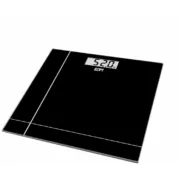 Balança digital para casa de banho EDM 07521 Preto Cristal 180 kg Balanças - nacloset