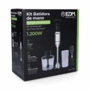 Batedora de Mão EDM 07648 Preto Prateado Batedeiras - nacloset 2