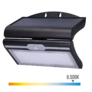 Luz de Parede EDM 31849 Preto 6 W 430 Lm 6500 lm Sensor de Movimento Solar (6500 K) Casa | Jardim - nacloset 2