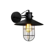Luz de Parede EDM 32103 Preto 60 W Casa | Jardim - nacloset