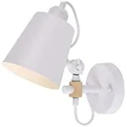 Luz de Parede EDM 32113 32113 Branco Metal E27 Casa | Jardim - nacloset