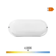 Aplique LED EDM 32404 Branco Alumínio Plástico F 18 W 120 W 1820 Lm E27 Oval (4000 K) Casa | Jardim - nacloset 2