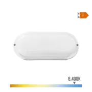 Aplique LED EDM 32405 Branco Alumínio Plástico F 18 W 120 W 1820 Lm Oval (6400 K) Casa | Jardim - nacloset 2
