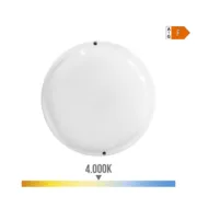 Aplique LED EDM 32406 Branco Alumínio Plástico F 18 W 120 W 1820 Lm E27 Redondo (4000 K) Casa | Jardim - nacloset 2