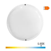 Luz de Parede EDM 32447 Branco Plástico F 18 W 120 W 1820 Lm Sensor de Movimento Sensor de luz Redondo (6400 K) Casa | Jardim - nacloset 2