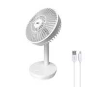 Ventilador de Mesa EDM 33501 Branco 5 W 4 W 16,5 x 18,5 cm 17 x 13 x 26 cm Recarregável USB Ar condicionado e ventiladores - nacloset 2