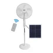 Ventilador de Pé EDM 33523 Branco 25 W Solar Ar condicionado e ventiladores - nacloset