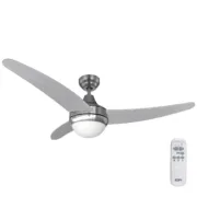 Ventilador de Teto com Luz EDM 33804 Egeo Prateado 60 W Ar condicionado e ventiladores - nacloset