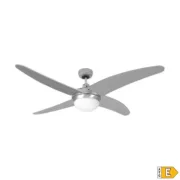 Ventilador de Teto com Luz EDM 33807 Caspio Prateado 60 W Ar condicionado e ventiladores - nacloset 2