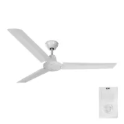 Ventilador de Teto EDM 33982 Branco 60 W Ø 120 cm Mini industrial Ar condicionado e ventiladores - nacloset