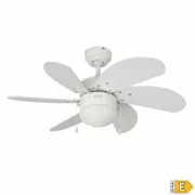 Ventilador de Teto com Luz EDM 33985 Aral Branco 50 W Ar condicionado e ventiladores - nacloset 2