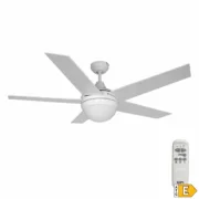 Ventilador de Teto com Luz EDM 33988 Adriatico Branco 60 W Ar condicionado e ventiladores - nacloset 2