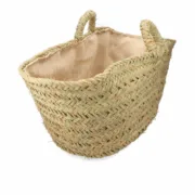 Cesto para lenha EDM Esparto 60 x 35 x 45 cm 60 x 45 x 35 cm Oval Casa | Jardim - nacloset