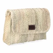 Bolsa Mulher EDM Lola 27 x 20 cm Folha de palma Pele Acessórios de Moda - nacloset 2