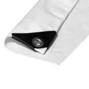 Toldo EDM 74998 Branco 90 g/m² 4 x 5 m Dupla face Casa | Jardim - nacloset