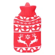 Botija de Água Quente EDM 76770 Rojo/Blanco Lã 2 L Plástico Aquecedores de mão - nacloset