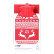 Botija de Água Quente EDM 76770 Rojo/Blanco Lã 2 L Plástico Aquecedores de mão - nacloset 2