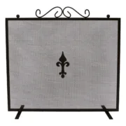 Protetor para a Lareira EDM 85756 Preto 67,3 x 0,8 x 61 cm Casa | Jardim - nacloset