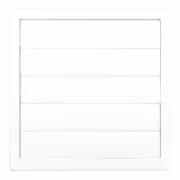 Rede de ventilação EDM 87736 Branco 17 x 17 cm Ar condicionado e ventiladores - nacloset