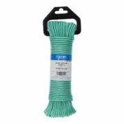 Cordão EDM 87912 Branco Verde Polipropileno 4,5 mm x 25 m Entrançado Casa | Jardim - nacloset