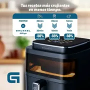 Fritadeira de Ar Grunkel Light Fryer 1400 W 6 L Preto Cozinha | Gourmet - nacloset 2
