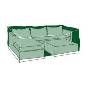 Capa Protetora Altadex Jogo de móveis Verde Multicolor Polietileno 300 x 200 x 80 cm Casa | Jardim - nacloset
